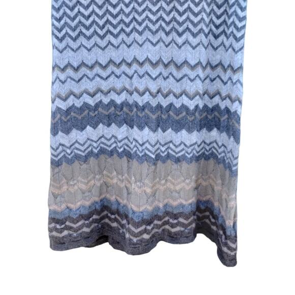 Pendleton Mission Stripe 100% Merino Wool Short Sleeves Knit Sweater Dress M - Picture 11 of 13